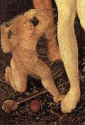 Details of The Three Stages of Life,with Death Baldung